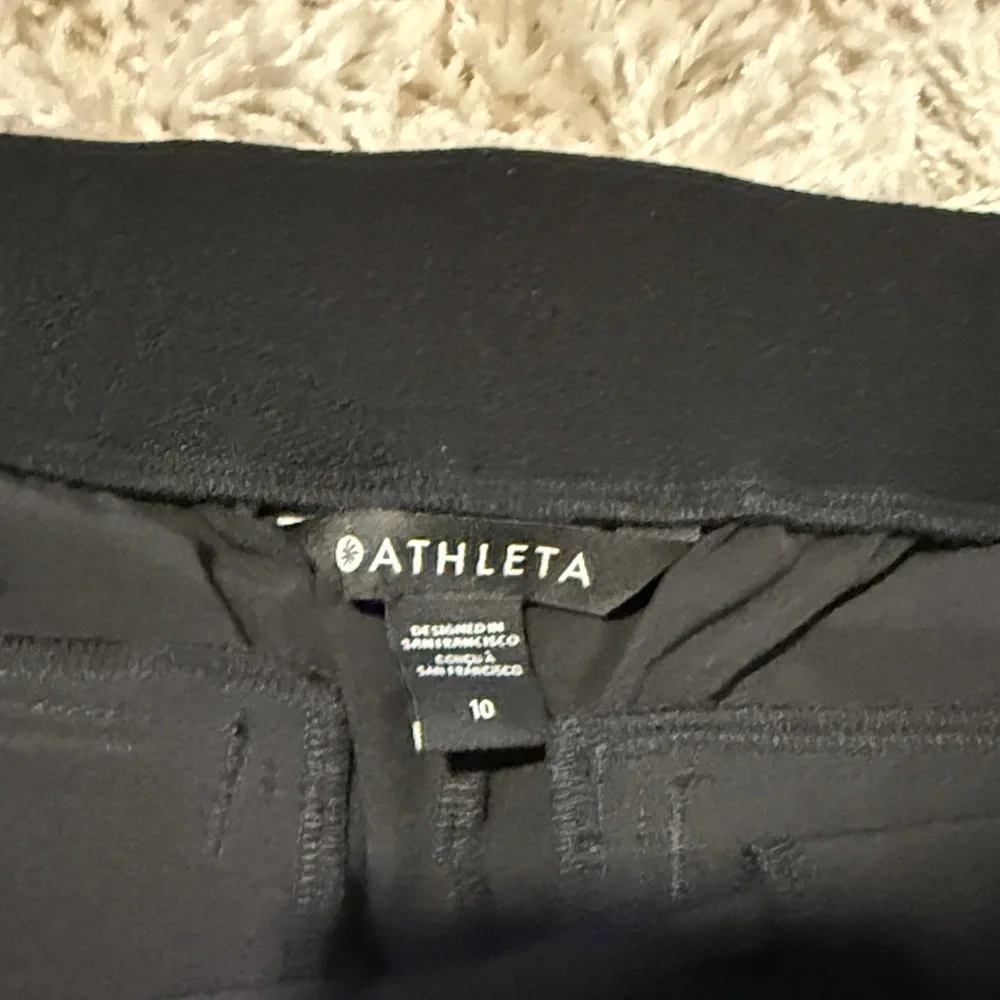Athleta Vienna Slim Pant Stretch Slim Fit Activewear Trouser Size 10 Athleisure - Picture 4 of 7